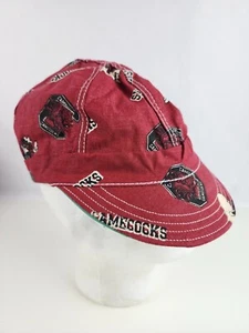 Vintage South Carolina Gamecocks Hat All Over Logo Pattern Size 7 1/8 Union Made - Picture 1 of 8