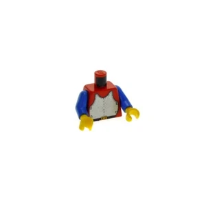 1x LEGO Torso Minifigure Knight Castle Red Breastplate Silver Arm Blue 973p40c03 - Picture 1 of 1