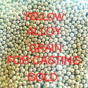 Gelbe Legierung Korn zum Gießen von Gold Schmuck Werkzeuge Schmelzen Schmuck hell * Guss 1 OZ - Bild 1 von 2