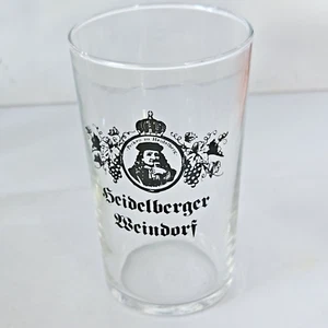 Vidrio Disparo Catador Alemán Heidelberg Weindorf .1 Litro 3 3/8" de Alto - Imagen 1 de 4