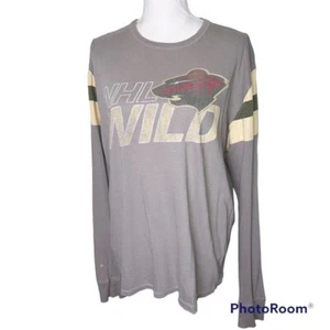 NHL 47 Brand Minnesota Wild Long Sleeve Shirt Size Large - Picture 1 of 10