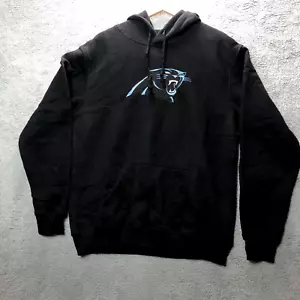 Felpa pullover Carolina Panthers Uomo Med Nera CLOR NFL Calcio - Foto 1 di 5