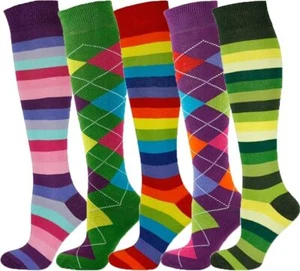 Mysocks 5 Pairs Knee High Socks - Picture 1 of 8