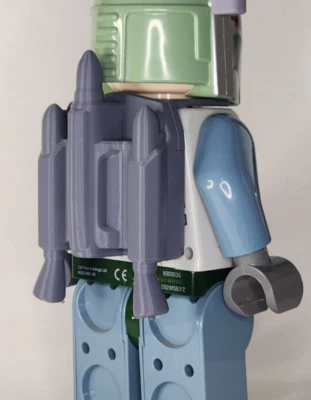 PLA+ Jetpack for  Lego Star Wars Boba Fett Alarm Clock - PLA+ 3D Print - Image 1 of 4