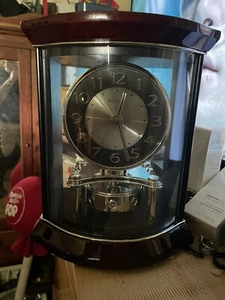 Bulova Gentry Mantel Clock with Revolving Pendulum B1718 - Works Nicely! - Picture 1 of 6