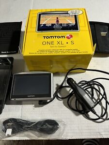 TomTom One XL S Text-to-Speech GPS Car Navigation Auto Directions With Box