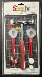Ew Sizzix Paddle Punch Starter Kit #38-0867 Scrapbooking Tools Heart Star - Picture 1 of 2
