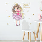 princess and little  girl cute dreamy bedroom living room wall stickersY-'f