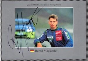 Bernd Mayländer - AMG Mercedes - signierte Autogrammkarte - Picture 1 of 1
