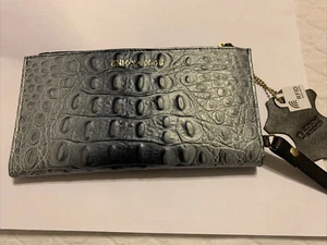 UNION CODE NAVY CROC EMBOSSED LEATHER WALLET - Bild 1 von 11
