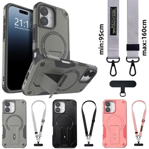 Funda rígida de alta resistencia con cordón para Apple iPhone 17/Air/Pro/Pro Max - Imagen 1 de 35
