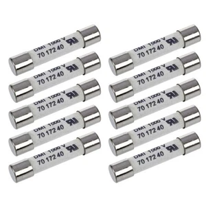 1000V 500MA 10Pcs 6.3X32mm Portable Practical White Ceramic Fuse for5432 - Picture 1 of 6