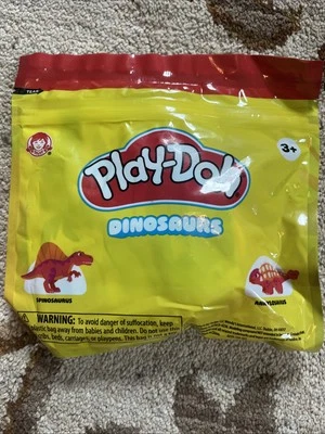 Play-Doh Dinosaurio Spinosaurus Ankylosaurus Wendys Comida Niños 2024 Paquete Sellado Foto 1 de 4