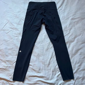 Leggings deportivos negros LULULEMON Fast & Free 7/8 Nulux 25" para mujer talla 6 - Imagen 1 de 10