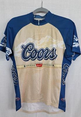 Camiseta de ciclismo Primal zíper completo bicicleta “Coors” masculina grande, manga curta - Imagem 1 de 4