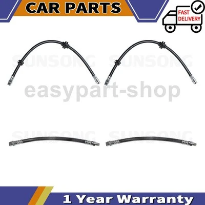 4 mangueras de línea de freno delanteras traseras Sunsong para Mercedes-Benz S430 2003 2004 2005 2006 Foto 1 de 4