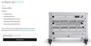 Ubiquiti Networks 6U Mobile Rack Beta *RARE* - Photo 1/6