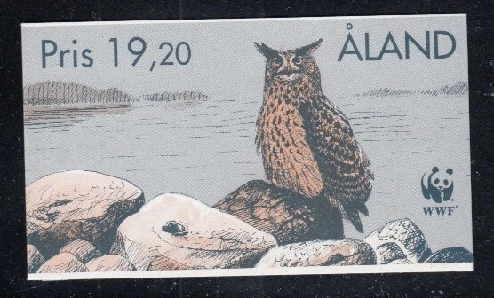 Folleto ALAND Eagle Owl (Fondo Mundial para la Naturaleza) MNH Foto 1 de 3