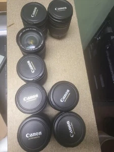 SET BESTEHEND AUS 8 Canon EF 28-200mm 1:3.5-5.6 USM Ultrasonic Objektiv EF Mount - Bild 1 von 8
