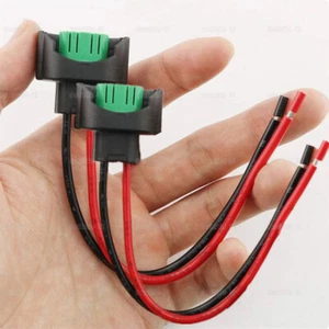 2Pcs H11 H8 Car Fog Light Connector Female Adapters Harness Wiring Plug Sockets - Picture 1 of 8