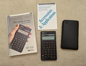 Hewlett Packard HP 32S RPN Scientific Calculator, case, Owner's Manual, clean - Picture 1 of 23