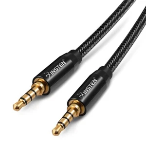 INSTEN 6 FT 3.5mm Audio Extension Cable TRRS 2CH Mic Stereo Headphone Cord Male to Male