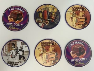 Cadbury's Cadbury Cadburys Cocoa Vintage Retro - 6 Coasters - Picture 1 of 8