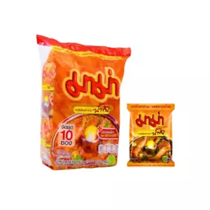 Fideos instantáneos Mama Creamy Tom Yum Goong sabor camarones 10 sobres tailandia - Imagen 1 de 7