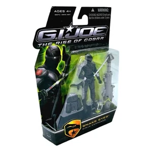 GI Joe The Rise Of Cobra Snake Eyes Ninja Commando Movie Figur Hasbro 2009 - Bild 1 von 3