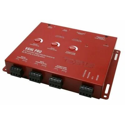6 Channel Hi to Low Converter Factory Radio Adapter with Bass Knob V6HLPRO DS18 - Image 1 of 4