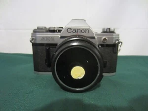Canon AE-1 35mm SLR Film Camera w/ 50mm f/1.8 Lens - Parts / Repair - Picture 1 of 7