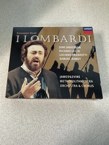 Verdi - I Lombardi  - 2 CD and Booklet- Anderson, Leech, Pavarotti, Ramey Levine - Picture 1 of 7