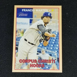 2016 Topps Heritage Minors Francis Martes Peach 25/25 #17 Houston Astros RC - Picture 1 of 2