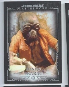 Star Wars Masterwork base short print 68 Ponda Baba - Picture 1 of 1