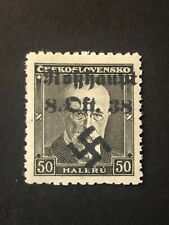 SUDETENLAND WWII-GERMAN OCCUPATION Local ovpt ROSSHAUPT 50 h.  MNH /s1 #723