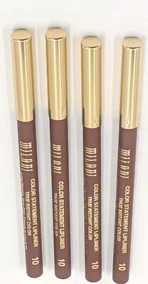 Delineador de labios Milani Color Statement color instantáneo NUEVO sin sellar #10 cacao. CANTIDAD:4 Foto 1 de 4