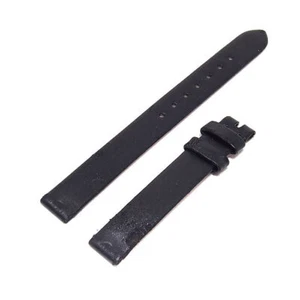 HARRY WINSTON Genuine Band Ladies Wrist Watch Parts Black Satin 11mm Unused #1 - Picture 1 of 3