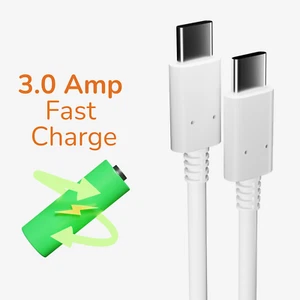 USB-C to USB-C Fast Charging Cable For iPhone 15 16 Samsung  MacBook 1m 2m 3m - Picture 1 of 10