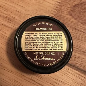 La Femme Cosmetics Blush On Rouge Shadow 0.14 oz FRAMBOESIA Brand New - Picture 1 of 3