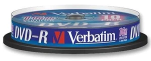 VERBATIM - DVD-R vierges Matt Argent 16x - Lot de 10 - Photo 1/1