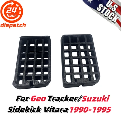 Dash AC Air Vent Center Set For 1990-95 Geo Tracker/Suzuki Sidekick Vitara 2PCS - Image 1 of 4