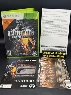 Battlefield 3 Limited Edition ( Microsoft Xbox 360 ) CIB - Mint Discs  - Image 1 of 4