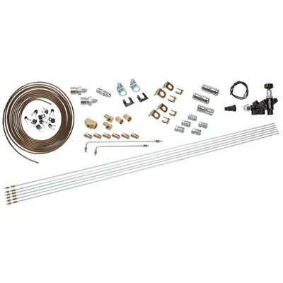 Kit de línea de freno Speedway 3/16 pulgadas NiCopp Builders acampanada invertida Foto 1 de 4