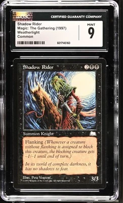 SHADOW RIDER Weatherlight CGC 9 MTG [Nostalgium] - Image 1 of 2