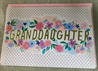 Cartão de feliz aniversário com envelope ~ Neta - Imagem 1 de 4