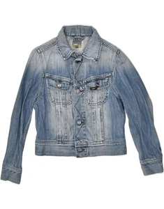 LEE Giacca Denim Ragazzo 7-8 Anni Cotone Blu AS09 - Foto 1 di 3
