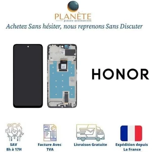 Ecran LCD et Vitre Tactile Noir Avec Chassis pour Honor X7C/200 smart - Afbeelding 1 van 1