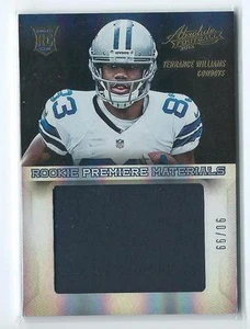 2013 Absolute Terrance Williams RPM JUMBO JERSEY RELIC RC 90/99 COWBOYS - Picture 1 of 1