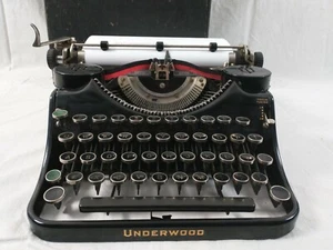 1930s Underwood Universal Portable Small Manual Typewriter New Ribbon WORKS - Picture 1 of 7