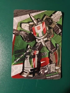 Wheeljack TF02-SR-006/020 trasformatori Kayou card tcg trading con licenza - Foto 1 di 2